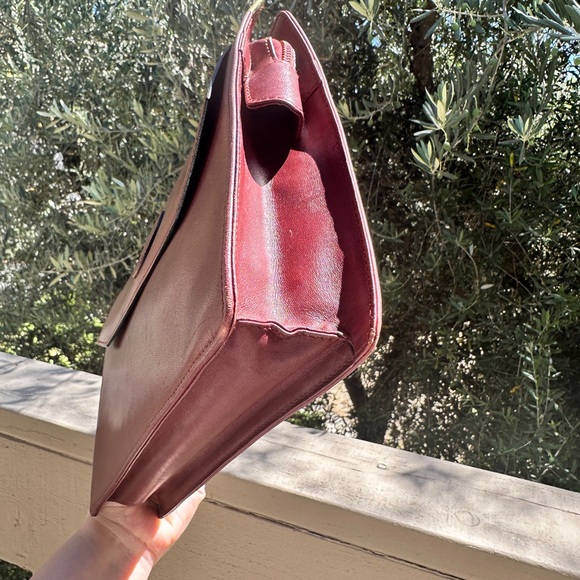 Cartier Burgundy Leather Clutch Vintage - Picture 4 of 8